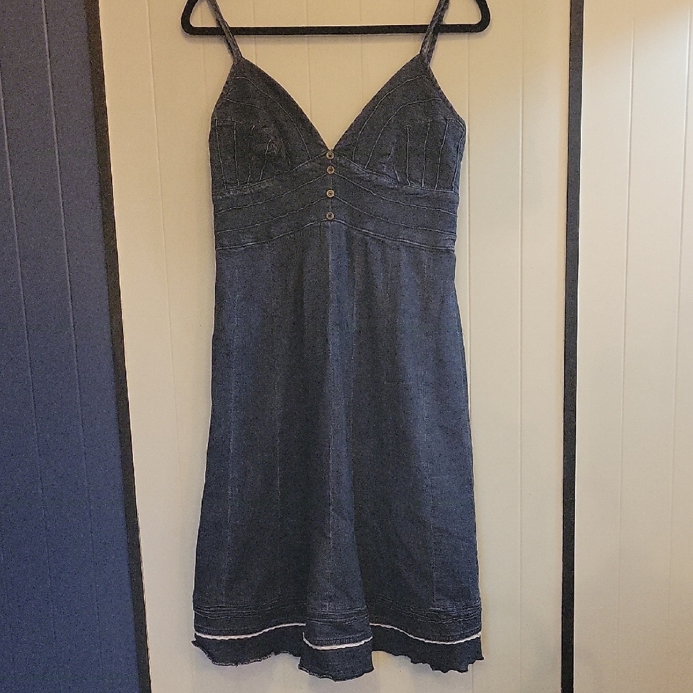 Stylish Blue Denim Dress